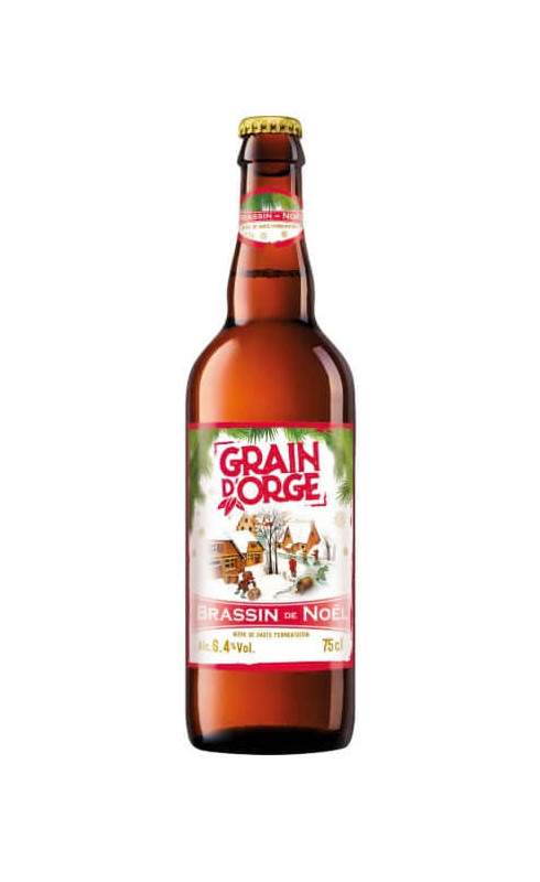 bière Goudale Grain d'Orge de Noel 6.4° - BRASSERIE DE SAINT-OMER