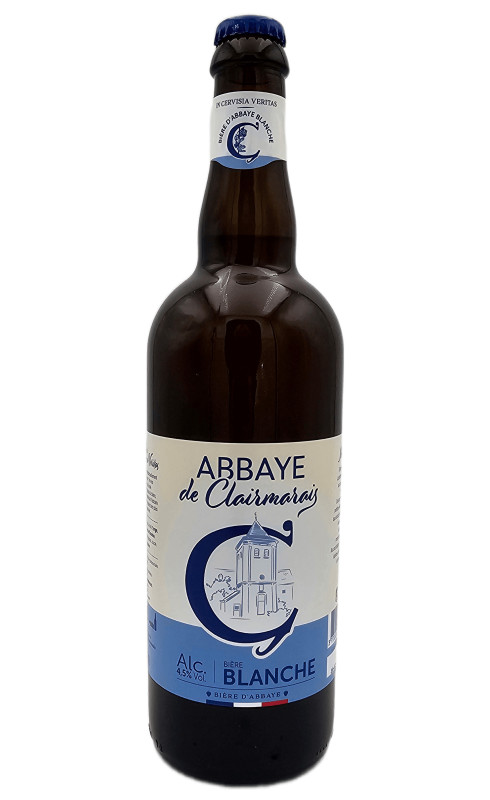 bière Abbaye de Clairmarais Blanche 4.5° - BRASSERIE DE L’ABBAYE DE CLAIRMARAIS