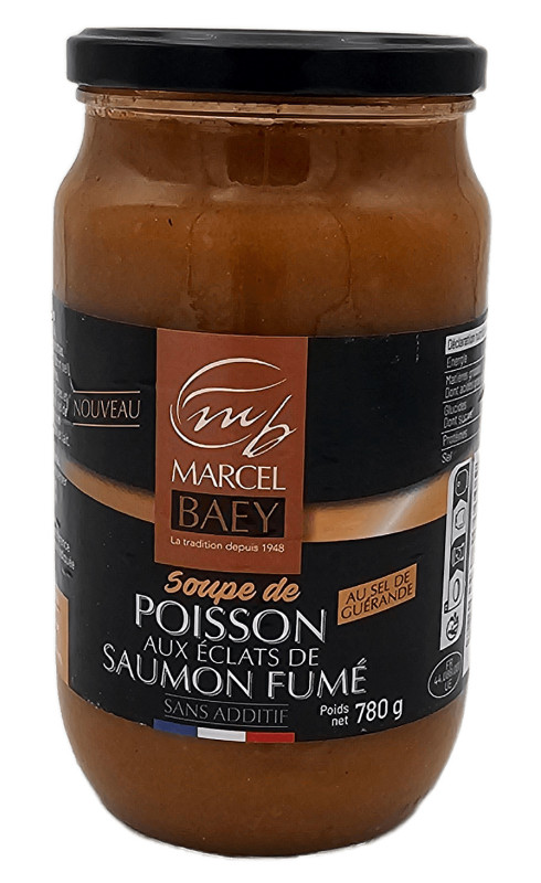 Marcel Baey "Soupe de Poissons aux Eclats de Saumon Fume" - MARCEL BAEY