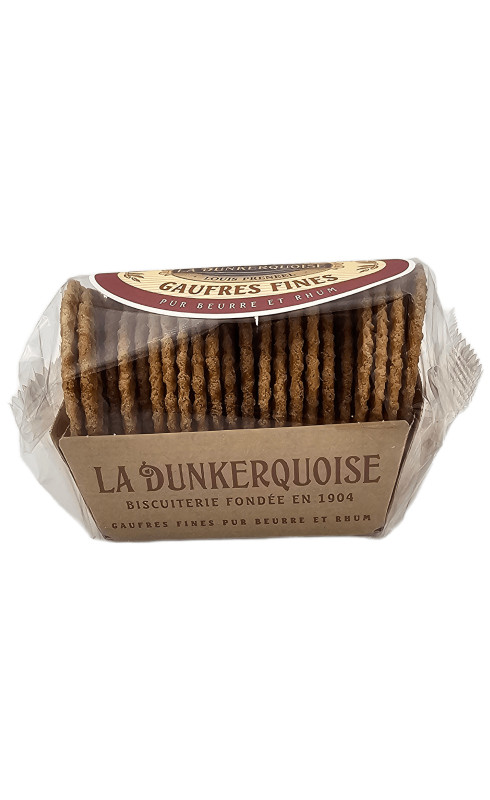 Maison Chuques Gaufres Fines Pur Beurre et Rhum la Dunkerquoise - MAISON CHUQUES