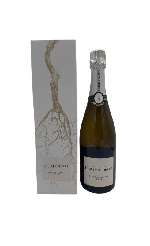 champagne Louis Roederer "Brut Blanc de Blanc" 2019 avec Étui Champagne Blanc