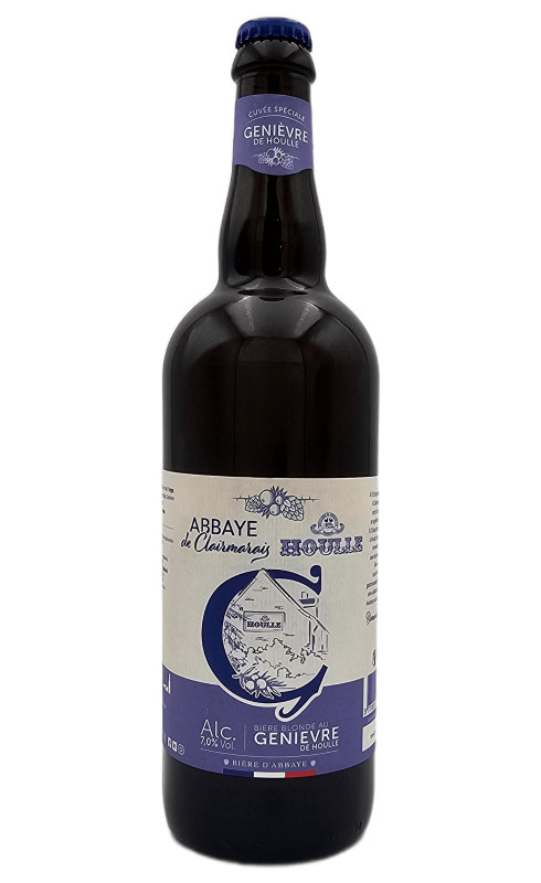 bière Abbaye de Clairmarais Blonde au Genievre de Houlle 7° - BRASSERIE DE L’ABBAYE DE CLAIRMARAIS