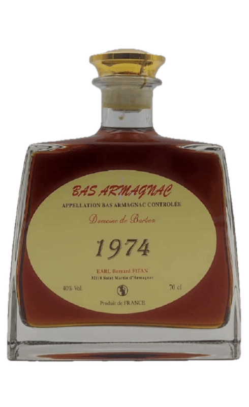 Domaine de Barbon - Bas Armagnac Cuvée 1974 - DOMAINE DE BARBON