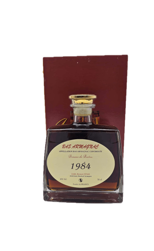 Domaine de Barbon - Bas Armagnac Cuvée 1984 - DOMAINE DE BARBON