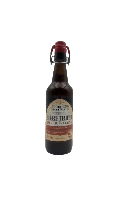 bière Abbaye de Clairmarais Triple Barriquee Cognac le Petit Jesus en Culotte de Velours - BRASSERIE DE L’ABBAYE DE CLAIRMARAIS