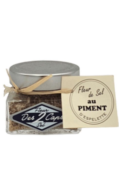 Fleur des 2 Caps Fleur de Sel Piment d'Espelette - FLEUR DE SEL DES 2 CAPS