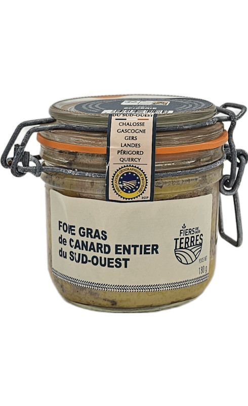 Fiers de Nos Terres Bocal Foie Gras de Canard Entier - FIERS DE NOS TERRES