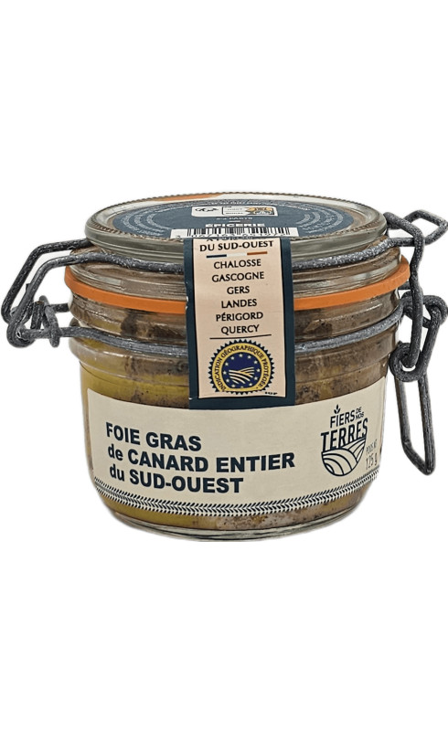 Fiers de Nos Terres Bocal Foie Gras de Canard Entier - FIERS DE NOS TERRES