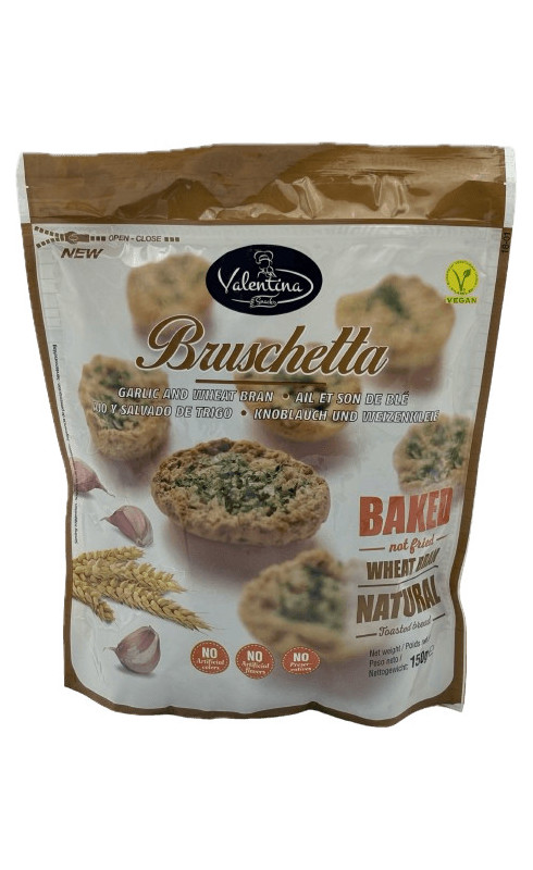 Valentina Snacks Bruschetta Ail Persil - VALENTINA SNACKS