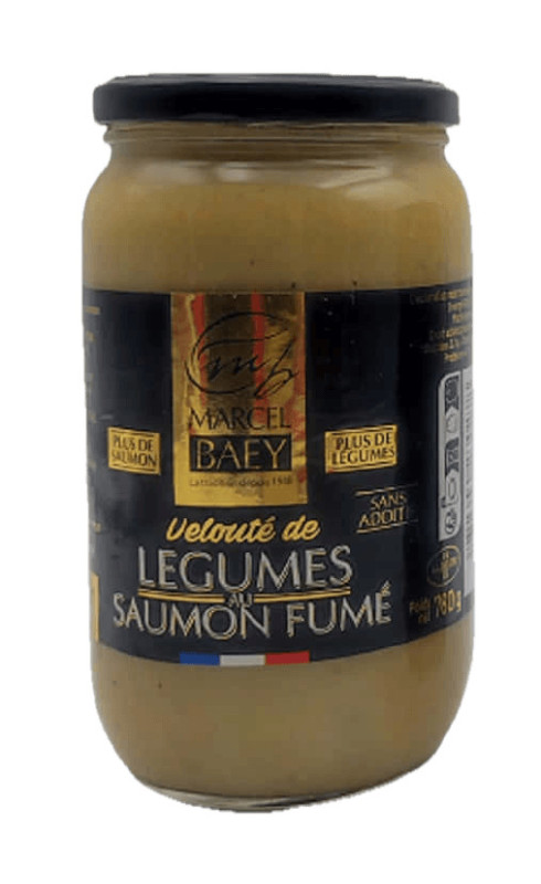 Marcel Baey "Veloute de Saumon Fume et Legumes Verts" - MARCEL BAEY