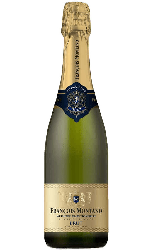 champagne Francois Montand "Brut" Méthode Traditionnelle Blanc de Blanc