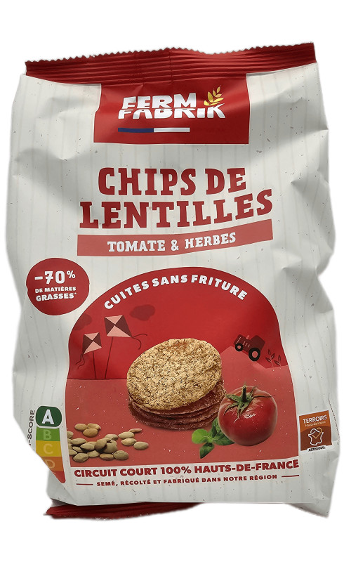 Ferm Fabrik Chips de Lentilles Tomate et Herbes - FERM FABRIK
