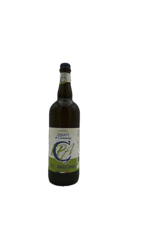 bière Abbaye de Clairmarais Ipa Humulus Lupulus 5,6° - BRASSERIE DE L’ABBAYE DE CLAIRMARAIS
