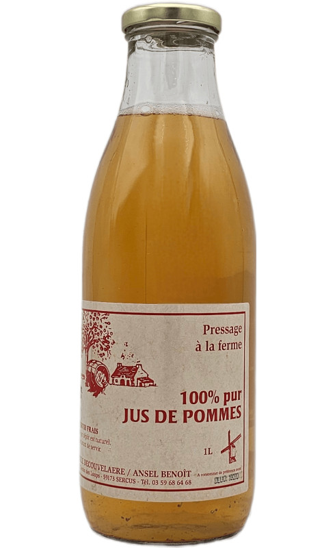 PUR JUS DE POMMES - LES VERGERS DE SERCUS