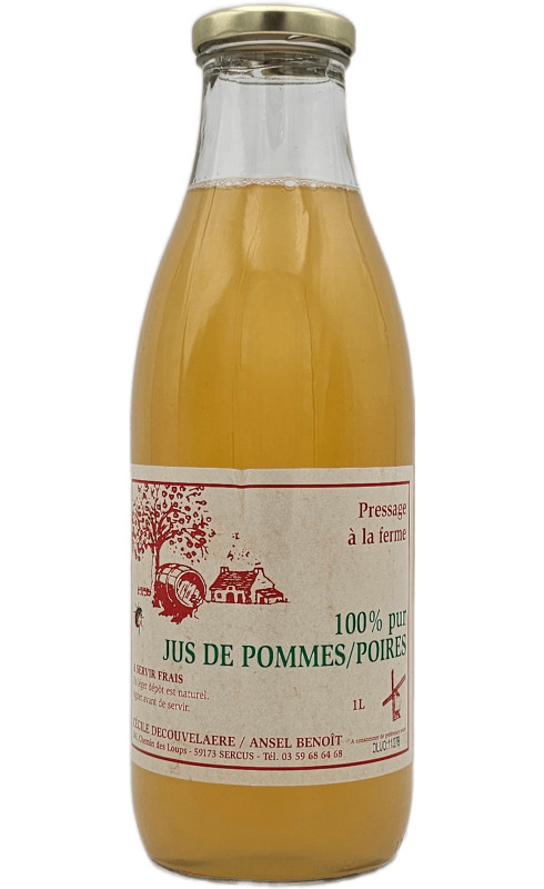 Les Vergers de Sercus Pur jus de Pommes/poires - LES VERGERS DE SERCUS