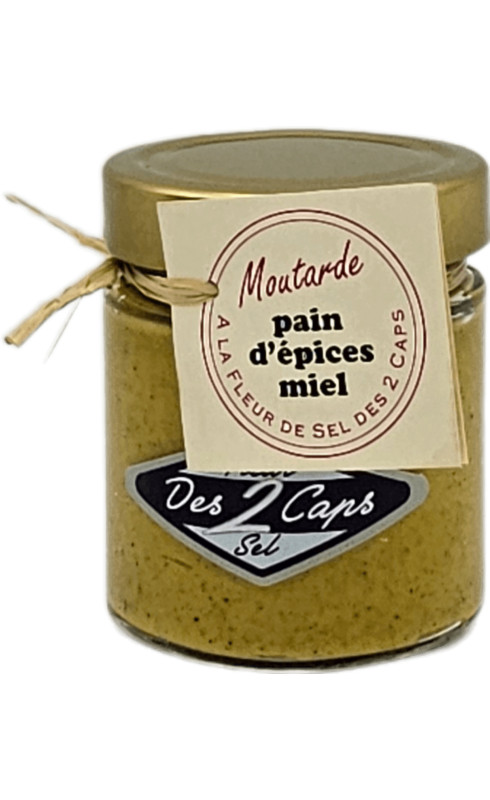 Fleur des 2 Caps MOUTARDE PAIN D'EPICES - FLEUR DE SEL DES 2 CAPS