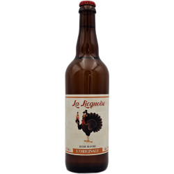 bière L'ORIGINALE ETIQUETTE ROUGE BLONDE - BRASSERIE LA LICQUOISE