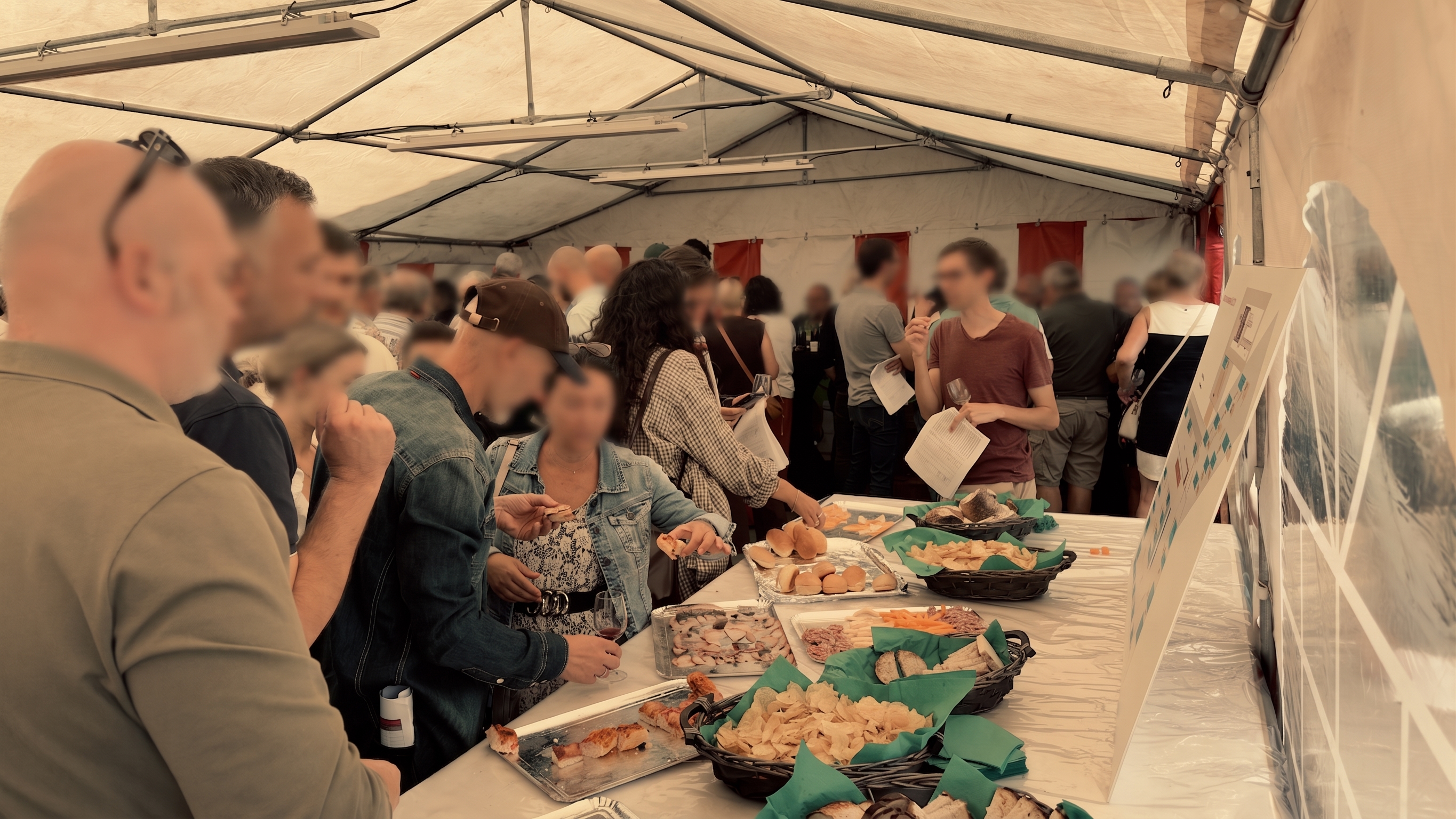 Buffet campagnard et dégustation aux Halles de Quercamps
