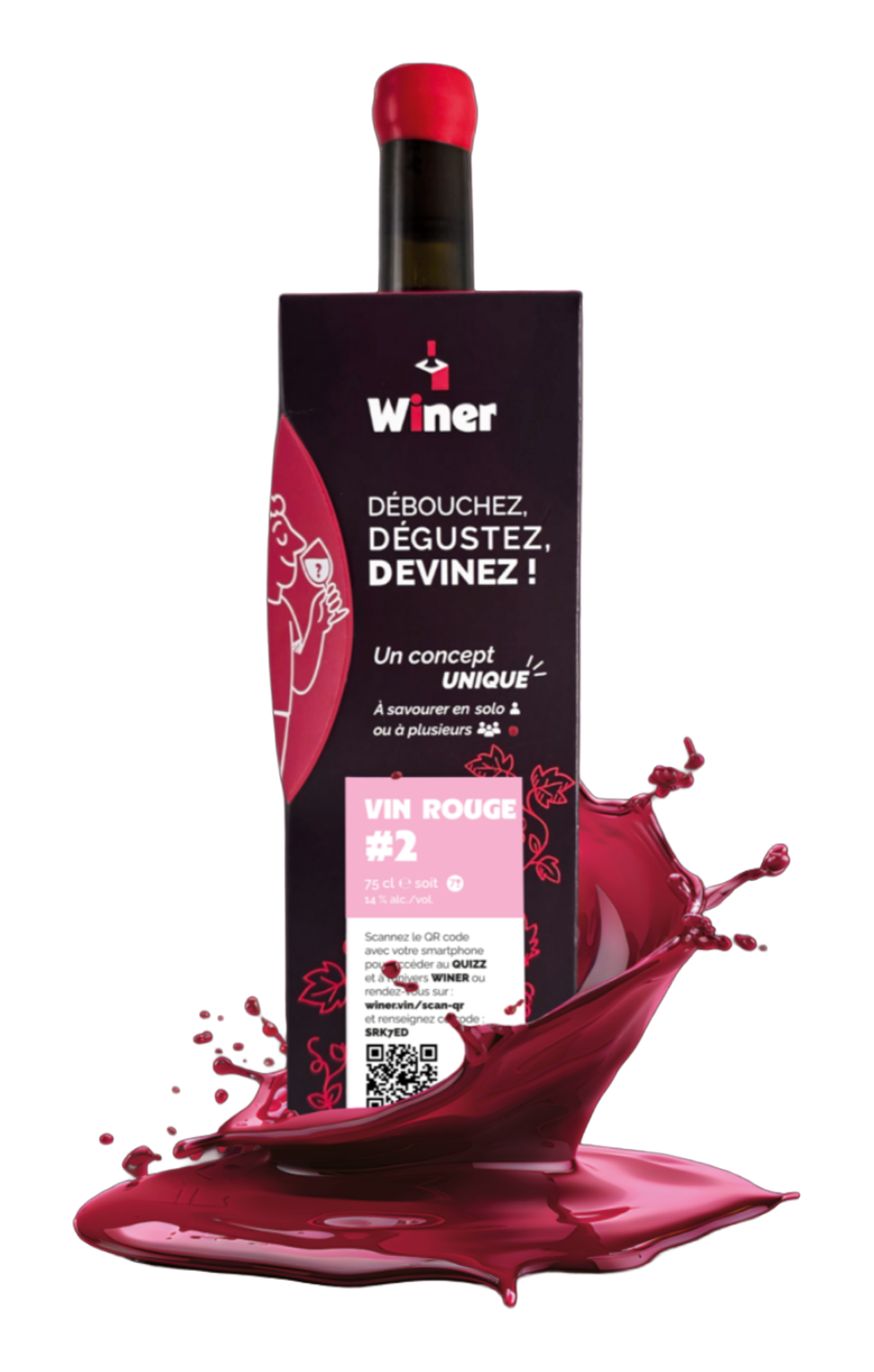 Le coffret Winer pour dégustation à l'aveugle